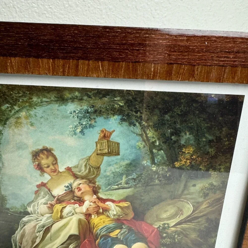 Natalini Picture Frame + Art Print Jean-Honore Fragonard The Happy Loves